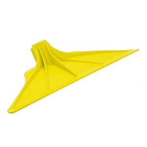 Racleta pentru dejectii, din plastic, galbena