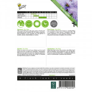 Seminte de Ageratum Blue Mink, 0,3g, Buzzy, Olanda
