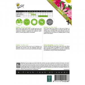 Seminte de Cosmos Sea Stars mix, 0,5g, Buzzy, Olanda