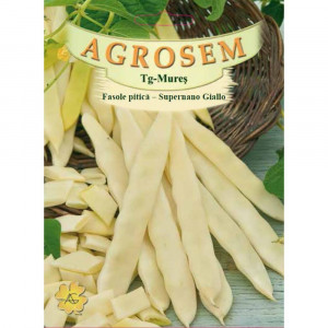 Fasole pitica galbena lata Supernano Gialo,  Agrosem,10gr