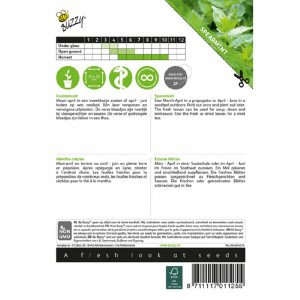 Seminte de menta comuna, 0,1 g, Buzzy, Olanda
