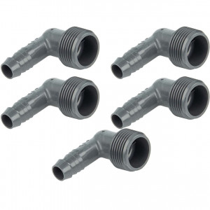Set de 5 aspersoare rotative telescopice pt irigatii 1/2'' cu 10 accesorii incluse