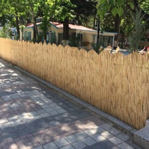 Gard paravan imitatie bambus decorativ, 2.5 m x 6 m