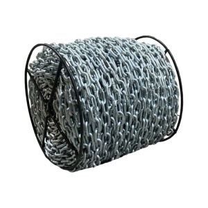 Lant zincat pe tambur, diametru 8 mm, lungime 20.5 metri/rola