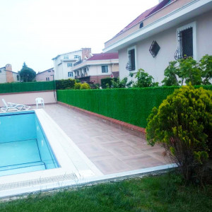 Paravan imitatie gard viu artificial, dimensiune 1.2m x 10m