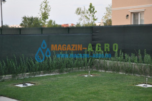 Plasa de umbrire pentru gard, 1.7m x 50m, 80% densitate grad de umbrire