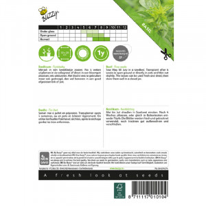 Seminte de busuioc tufa, 1,5 g, Buzzy, Olanda