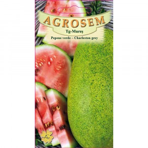 Pepene verde Charleston Gray, seminte pepene verde soi semitimpuriu, suculent si dulce, 2gr