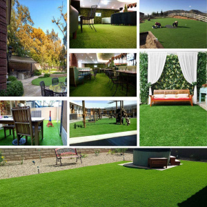 Covor de iarba artificiala, gazon verde artificial, 20mm, 1 metru latime