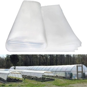 Folie solar 8,5 m x 15 m, groasa, rezistenta UV, alb - transparenta