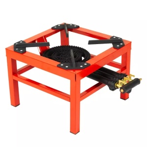 Pirostrie patrata din fonta K03 cu 3 focuri, 12 kW
