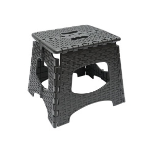 Scaun pliabil din plastic, negru, 286 x 325 x 270 mm - Img 2