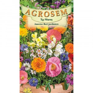 Seminte amestec de flori anuale pentru jardiniere, Agrosem, 0,70 g 