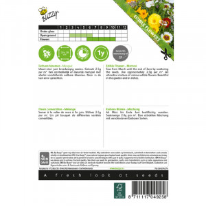 Seminte de flori comestibile amestec, 5g, Buzzy, Olanda