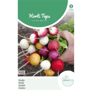 Seminte de ridichi amestec soiuri rotunde, 10 g, Horti Tops, Olanda