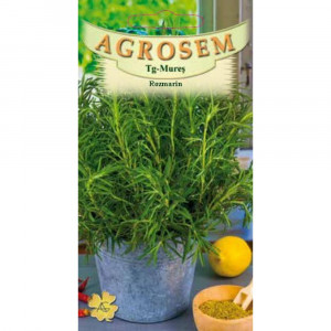 Seminte de rozmarin, planta decorativa, aromatica si medicinala, Agrosem, 0,05gr