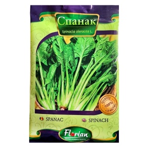 Seminte de spanac de iarna cu frunze mari, 100g, Florian