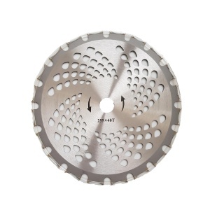 Disc pentru motocoasa cu 40 dinti vidia, 255 x 25,4 mm, drept