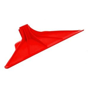 Racleta pentru dejectii, din plastic, rosie