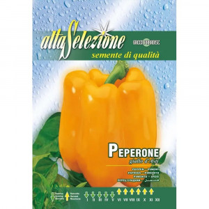 Seminte de ardei gras Giallo d'Asti, 1.5g, Franchi