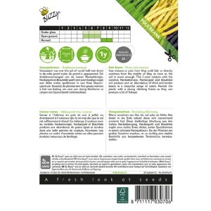 Seminte de fasole tricolor, 25g, Buzzy, Olanda - Img 2