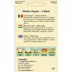 Seminte mix de flori Carciumareasa liliput, Argosem, 0,9g
