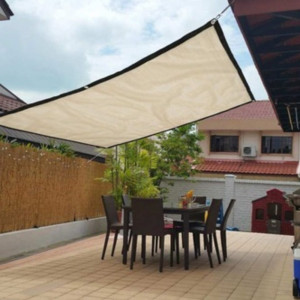 Tesatura / Plasa de umbrire 95%, Plant Master, 2x10 m, ranforsata, cu orificii de prindere, cappucino