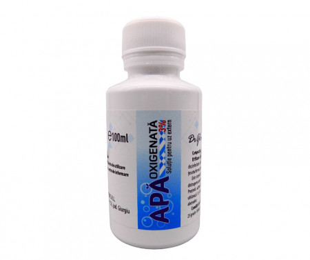 Apa Oxigenata 3%, 100ml. solutie pentru uz extern - Img 3