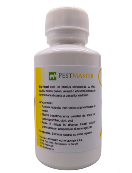 Repelent concentrat impotriva pasarilor - BIRD REPEL 100ml - Img 4