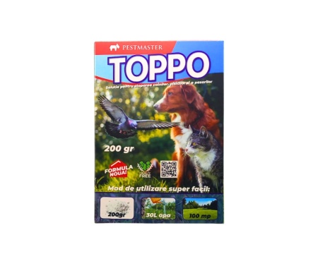 TOPPO Praf solubil impotriva animalelor, cu efect olfactiv 200gr. - Img 3
