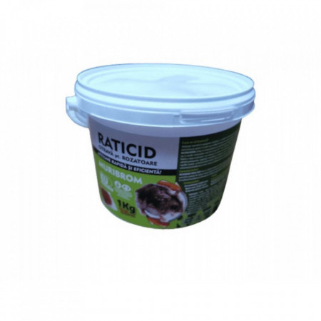 Pasta raticida impotriva rozatoarelor Muribrom 1 kg.