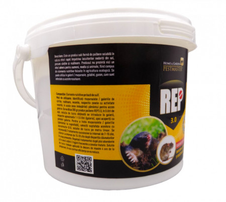 REP 3.0 – Repelent impotriva Cartitelor si Rozatoarelor 1.5kg - Img 2
