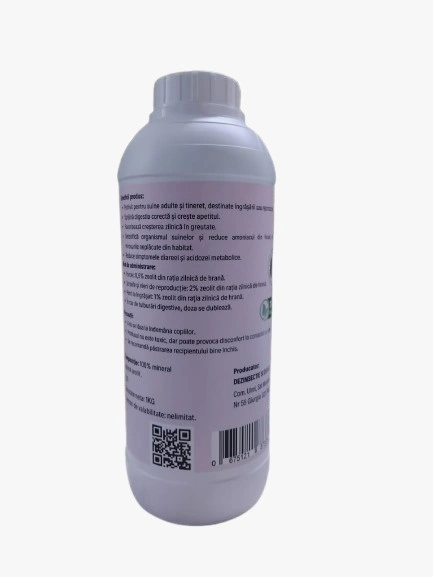 Supliment nutritiv natural pentru suine pe baza de Zeolit | Aditiv furajer ecologic, 1 kg. - Img 2