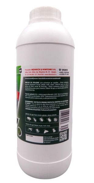 TOX 300 Forte 1l. insecticid combatere purici, gandaci bucatarie, plosnite, capuse, furnici, tantari, muste, viespi, paianjeni etc. - Img 2