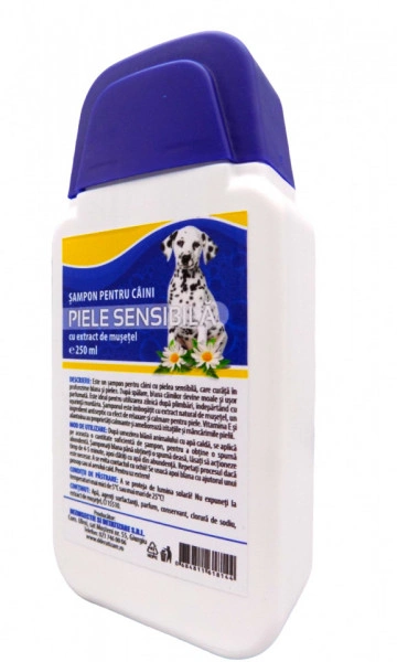 Sampon pentru Caini cu Piele Sensibila si Extract de Musetel 250ml - Img 3