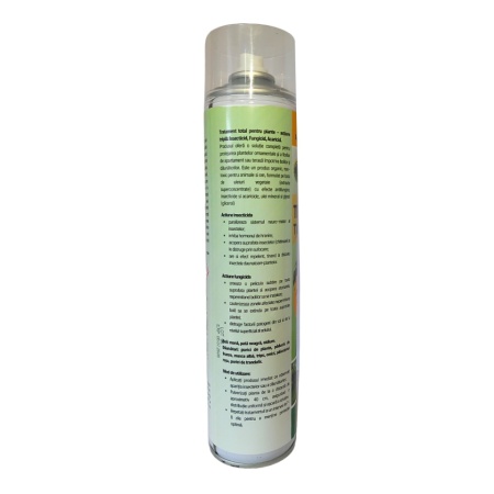 Spray Tratament Total pentru Plante - Acțiune Triplă: Insecticid, Fungicid, Acaricid 600ml - Img 4