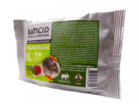 Muribrom 150 gr. pasta raticida impotriva rozatoarelor - Img 4