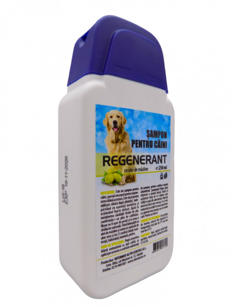 Sampon Regenerant cu Ulei de Masline pentru Caini 250ml - Img 3