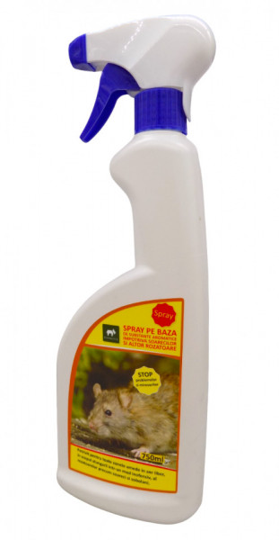 Spray repelent impotriva soarecilor , sobolanilor 750 ml - PR-100 - Img 4