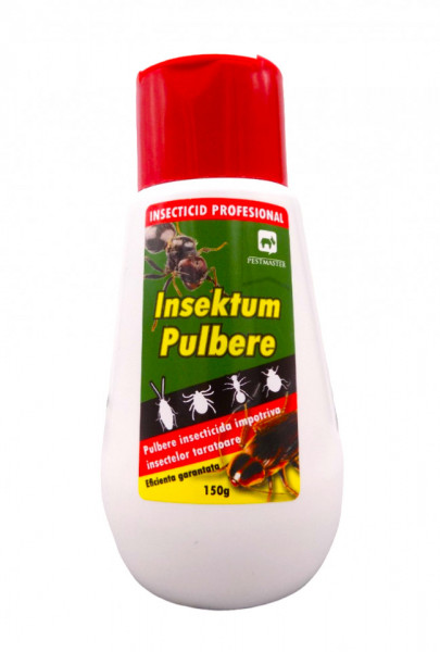 Insektum pulbere 150 gr. Insecticid eficient cu atractant in combaterea gandacului negru de baie/canalizare