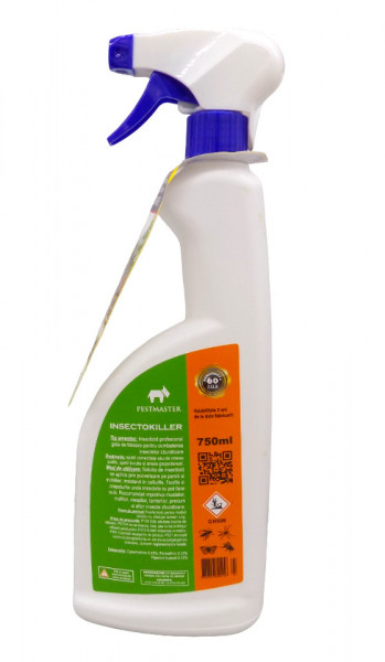 INSECTOKILLER 750ml - Insecticid profesional pentru combaterea insectelor zburatoare