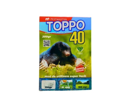 TOPPO 40 – Solutie eficienta pentru stoparea cartitelor si a rozatoarelor, 200 gr. - Img 4