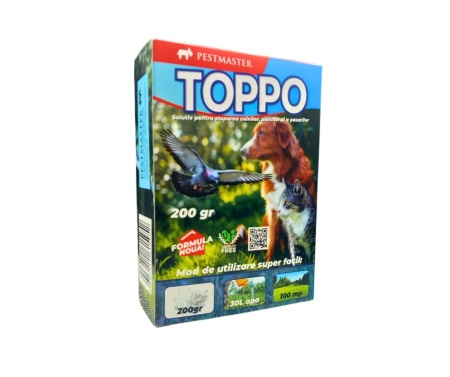 TOPPO Praf solubil impotriva animalelor, cu efect olfactiv 200gr. - Img 2