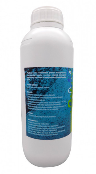Bioactivator fose septice, tevi canalizare, haznale, vas wc, pentru mentinerea sistemului sanitar curat, EcoFossForte 1kg - Img 3