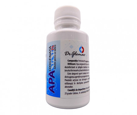 Apa Oxigenata 3%, 100ml. solutie pentru uz extern - Img 2