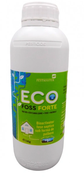 Bioactivator fose septice, tevi canalizare, haznale, vas wc, pentru mentinerea sistemului sanitar curat, EcoFossForte 1kg - Img 4