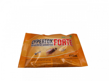 Cypertox Forte 15ml. insecticid lichid concentrat, elimina gandaci de bucatarie - Img 2