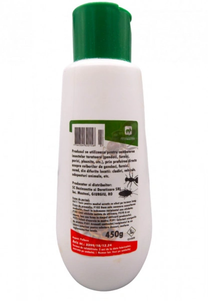 Insektum pulbere 450 gr. insecticid profesional, impotriva insectelor taratoare - Img 2
