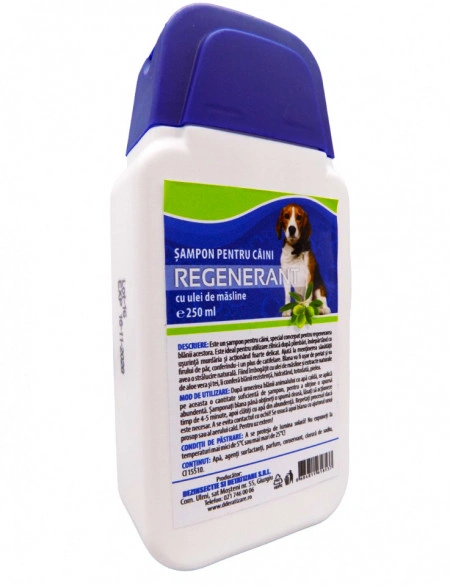 Sampon Regenerant cu Ulei de Masline pentru Caini 250ml - Img 3