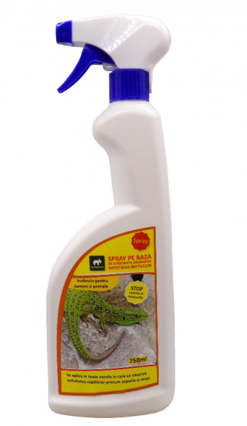 Spray repelent impotriva reptilelor, serpi, soparle, gustere - PR 68 750ml. - Img 3